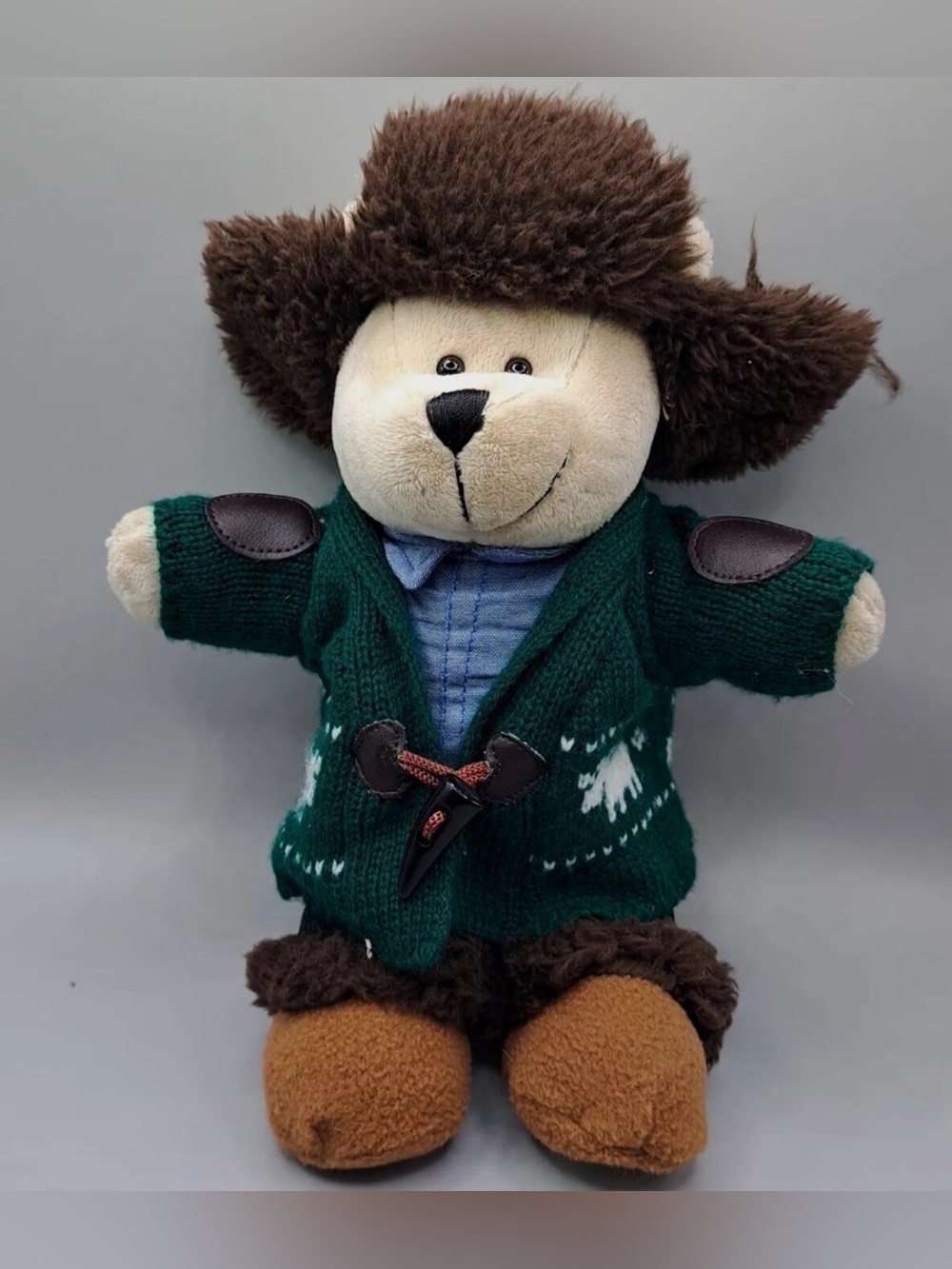 Starbucks Green Knit Bearista Plush Bear